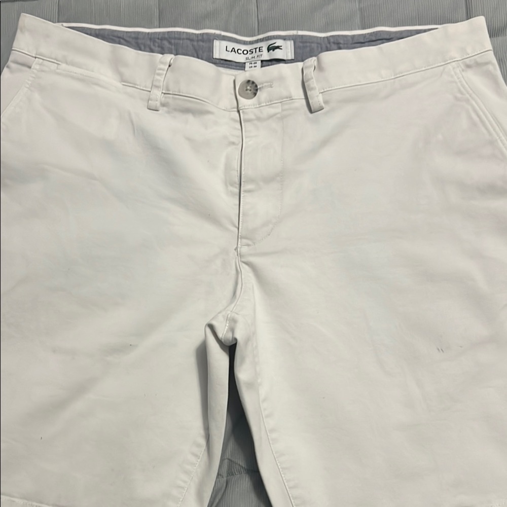 Lacoste Classic White Shorts